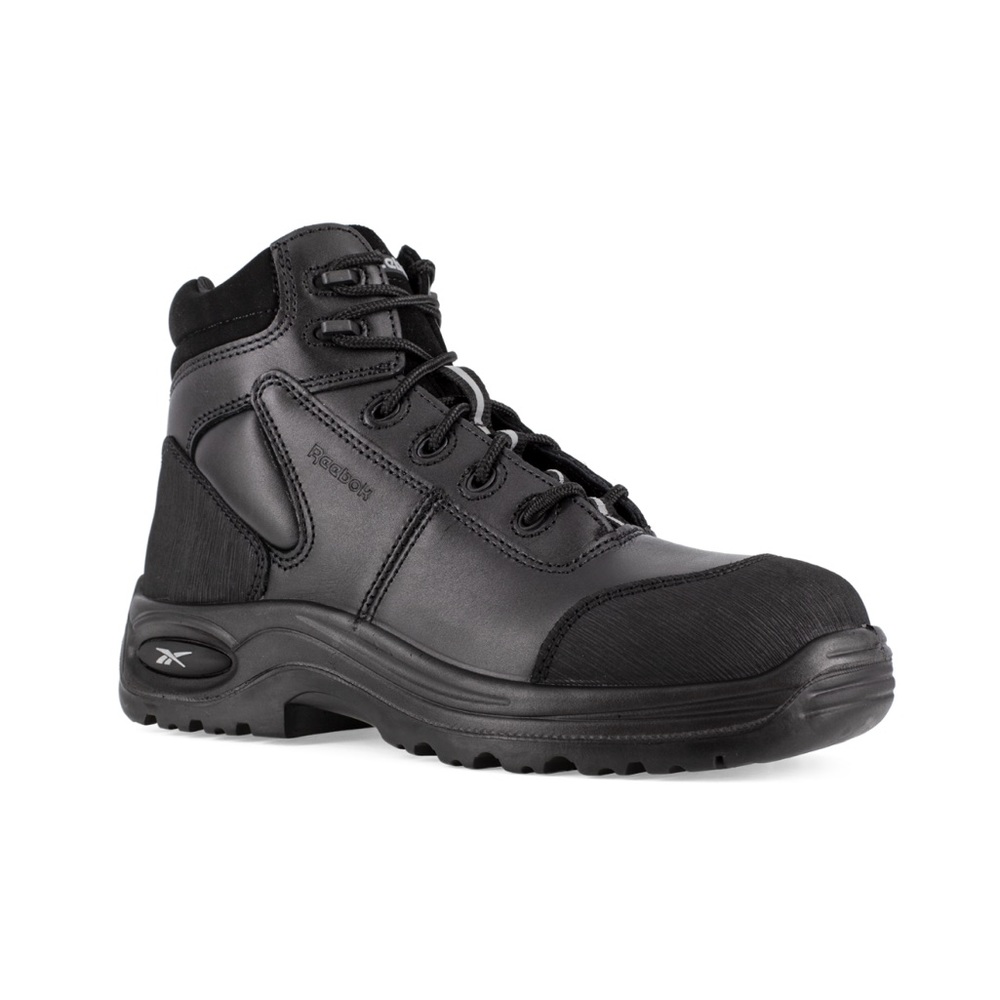 Brand New Reebok Women's New Trainex RB 750 Black 6"Sport Size 8 M Work Boots